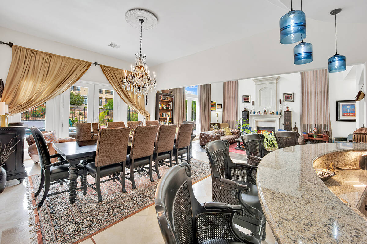 The dining room is off the kitchen. (Great Bridge Properties)