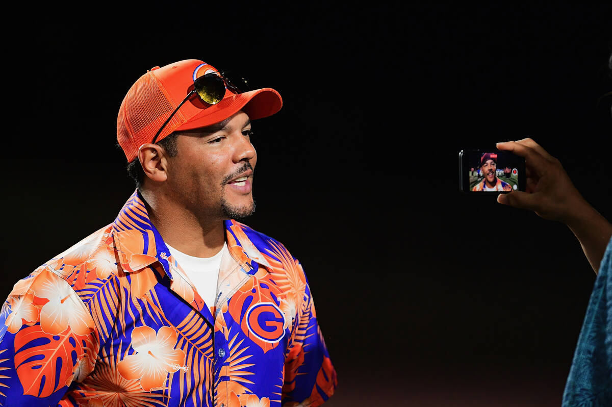 Bishop Gorman coach Brent Browner during a game between the Bishop Gorman Gaels and the Saint ...