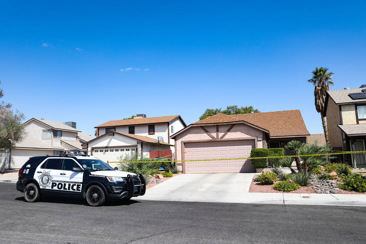 The home of Las Vegas Review-Journal reporter Jeff German, who was found dead with stab wounds ...