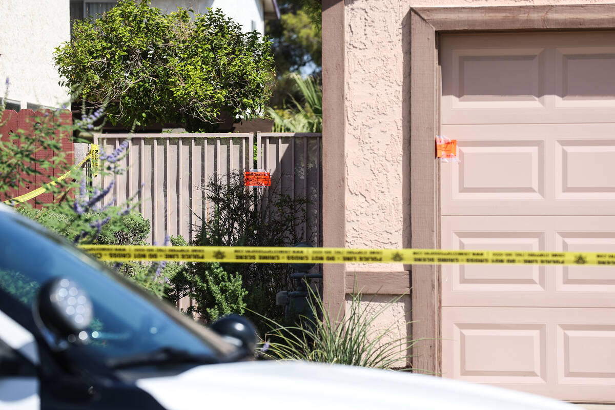 The home of Las Vegas Review-Journal reporter Jeff German, who was found dead with stab wounds ...