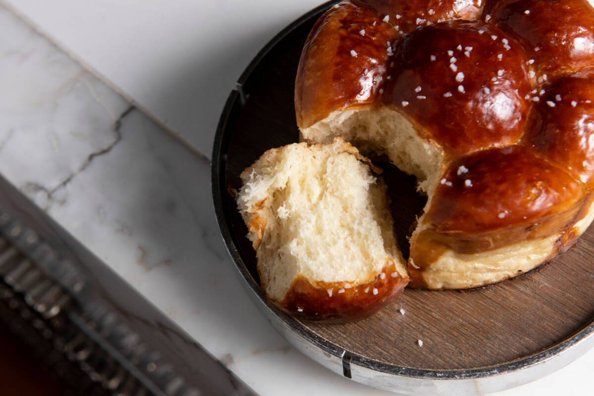 The pull-apart monkey bread at the SW Steakhouse at The Wynn on Tuesday, Sept. 6, 2022, in Las ...