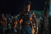 Nanisca (Viola Davis) in TriStar Pictures' "The Woman King." (TriStar Pictures)
