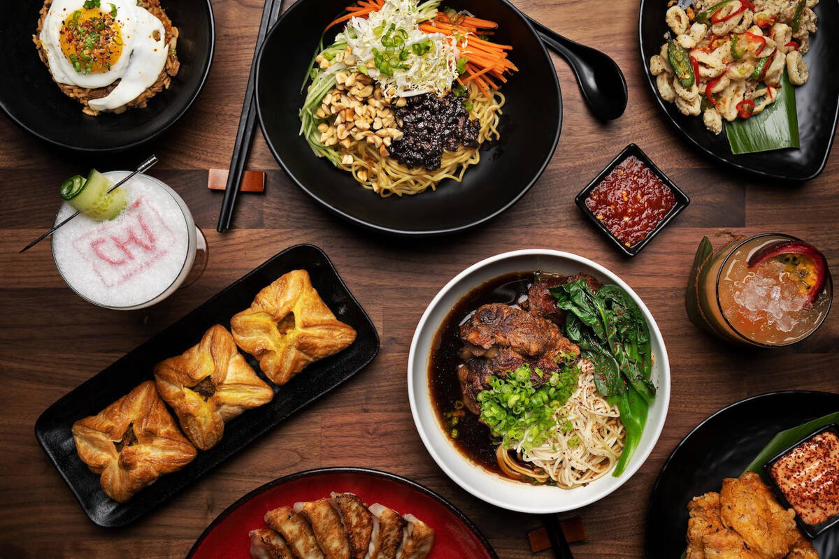 The menu at the new Chi Asian Kitchen at The Strat on the Las Vegas Strip is about 70 percent C ...