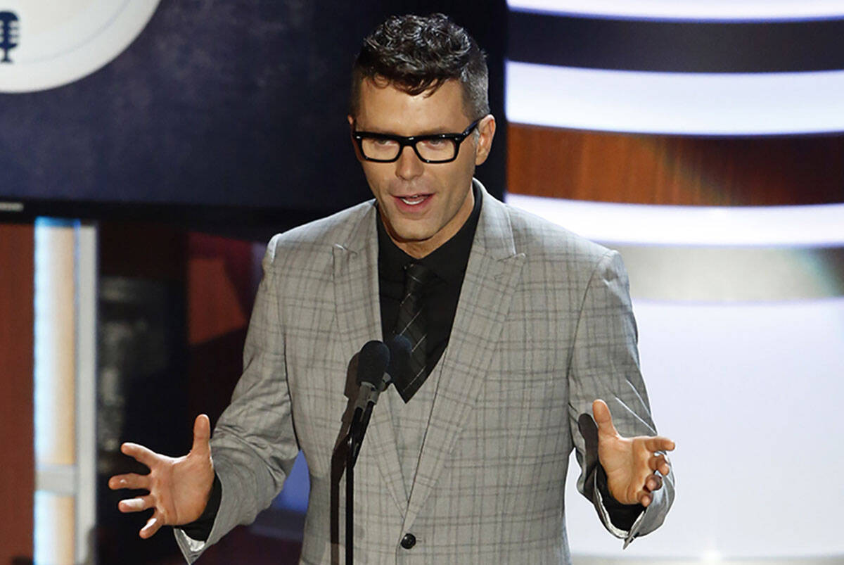 Bobby Bones during the 11th annual ACM Honors at the Ryman Auditorium on Wednesday, Aug. 23, 20 ...