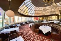 Oscar's Steakhouse, in the Plaza casino in downtown Las Vegas, show off its renovated dining ro ...