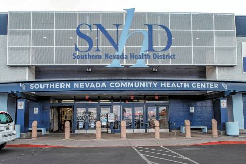 FILE - COVID-19 vaccination clinic at the Southern Nevada Health District on Thursday, Dec. 9, ...