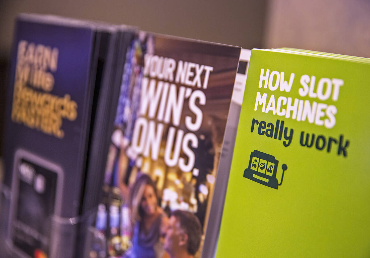 Pamphlets providing info about MGM Resorts InternationalÕs GameSense program promoting respons ...
