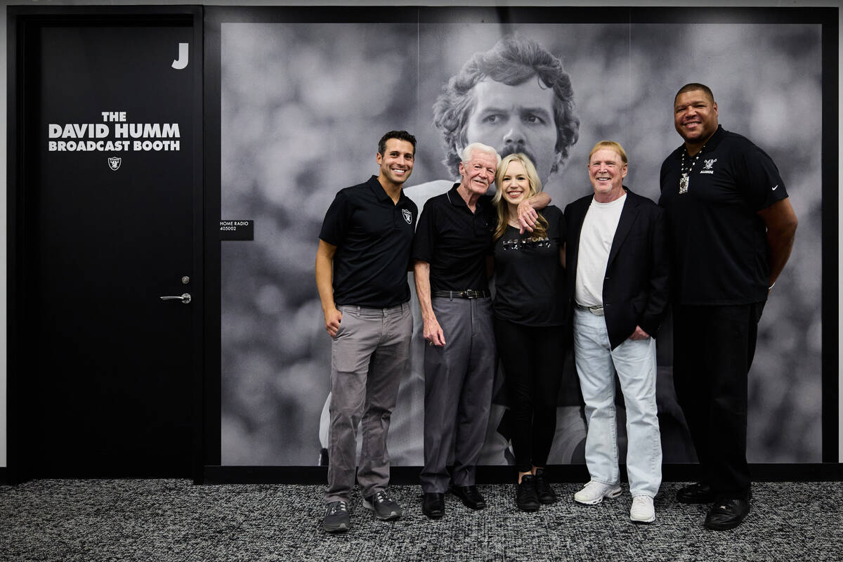 Jason Horowitz and the Raiders honor alumnus David Humm by dedicating naming the broadcast boo ...