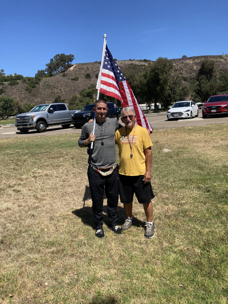 Rock Stanley with his grandson Levi Stanley in San Diego last summer. (Courtesy of Courtney Sta ...