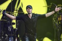 Enrique Iglesias performs at State Farm Arena on Friday, October 29, 2021, in Atlanta. (Cohen/I ...