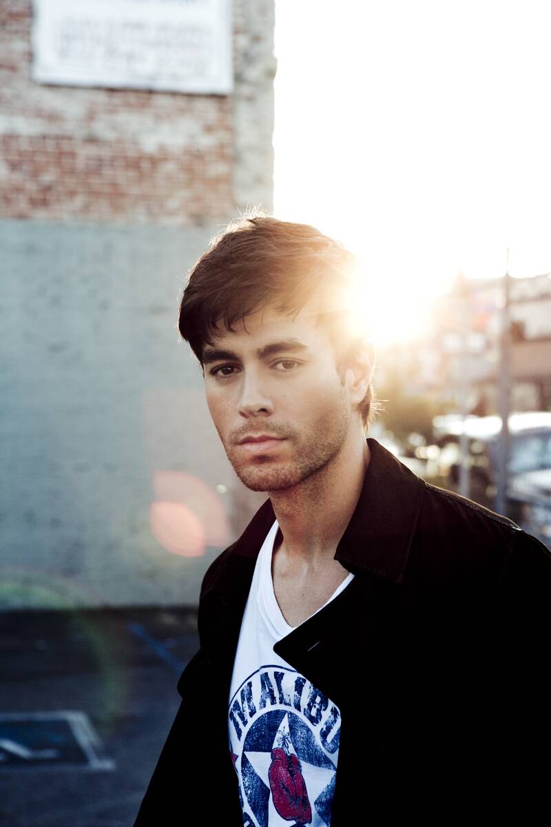 EXCLUSIVE!! Pop music superstar Enrique Iglesias takes to the