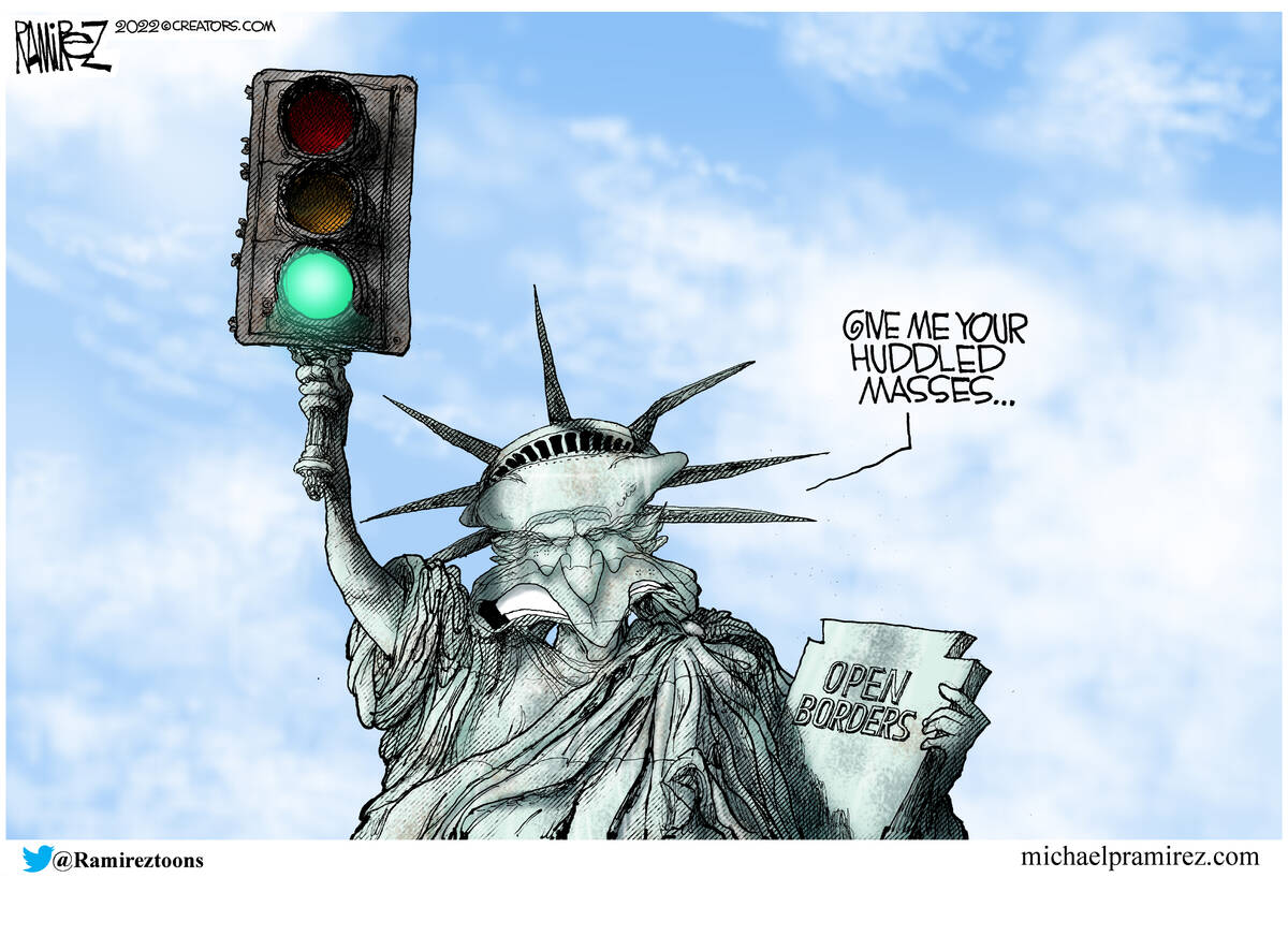 Statue of Liberty has a new torch | CARTOON | Las Vegas Review-Journal Statue of Liberty has a new torch | CARTOON | Las Vegas Review-Journal