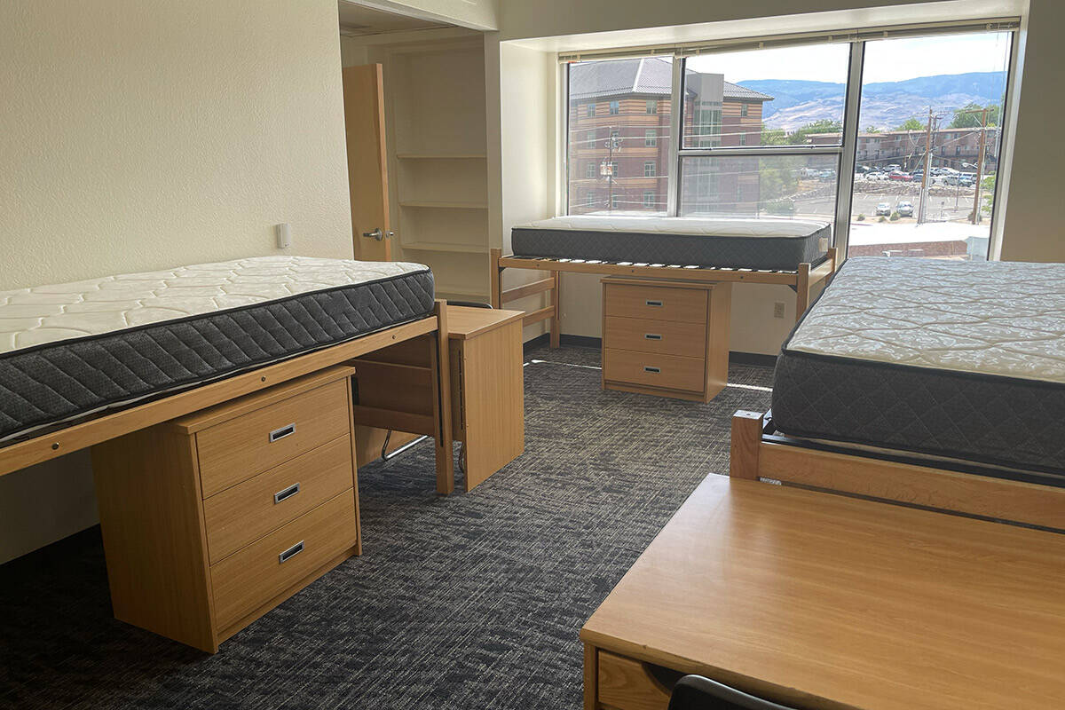 The University of Nevada, Reno's Argenta Hall reopened in August after being remodeled followin ...