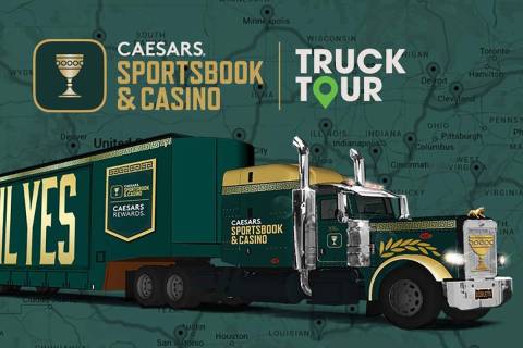 The Caesars Sportsbook & Casino Truck Tour debuts this week in Orchard Park, New York. (Caesars ...