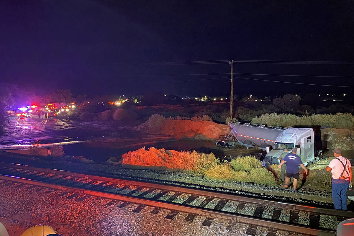 The Metropolitan Police Department conducted a swift water rescue Tuesday, Sept. 13, 2022, near ...