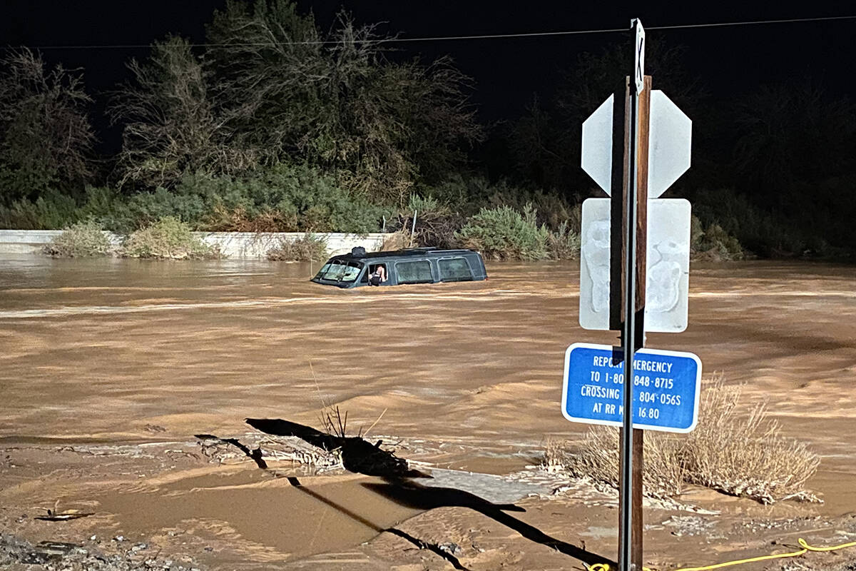 The Metropolitan Police Department conducted a swift water rescue Tuesday, Sept. 13, 2022, near ...