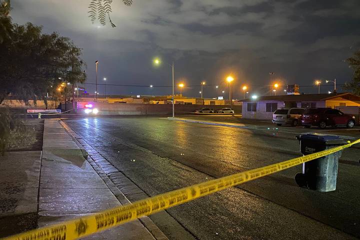 Las Vegas police were investigating a homicide in the 800 block of Reed Place around 6:45 p.m. ...