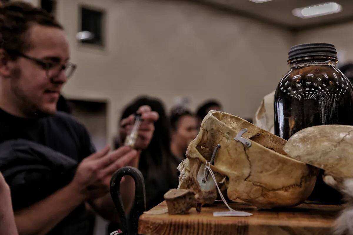 An exhibit from the Oddities & Curiosities Expo, which will be in Las Vegas on Saturday, Sept. ...