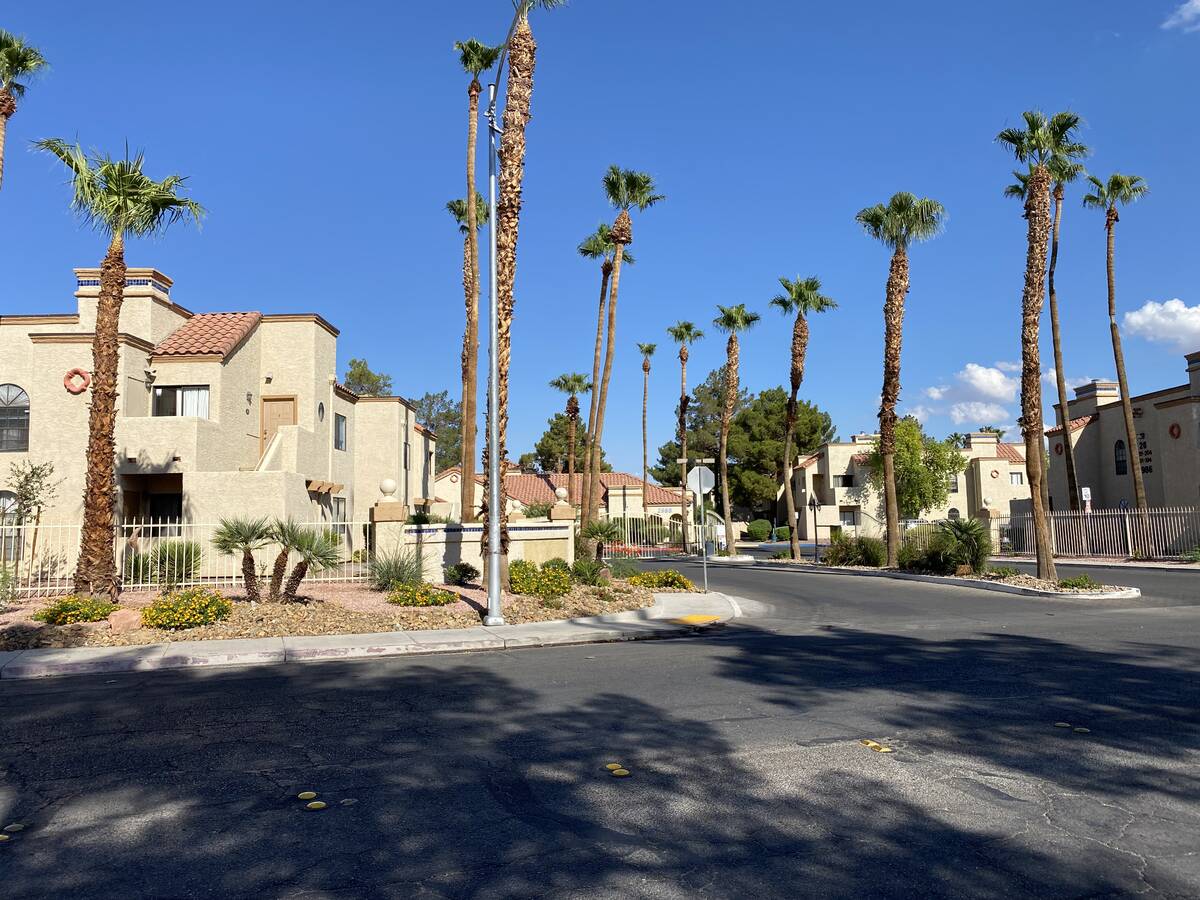 Las Vegas police were investigating a homicide on the 2900 block of Juniper Hills Boulevard on ...