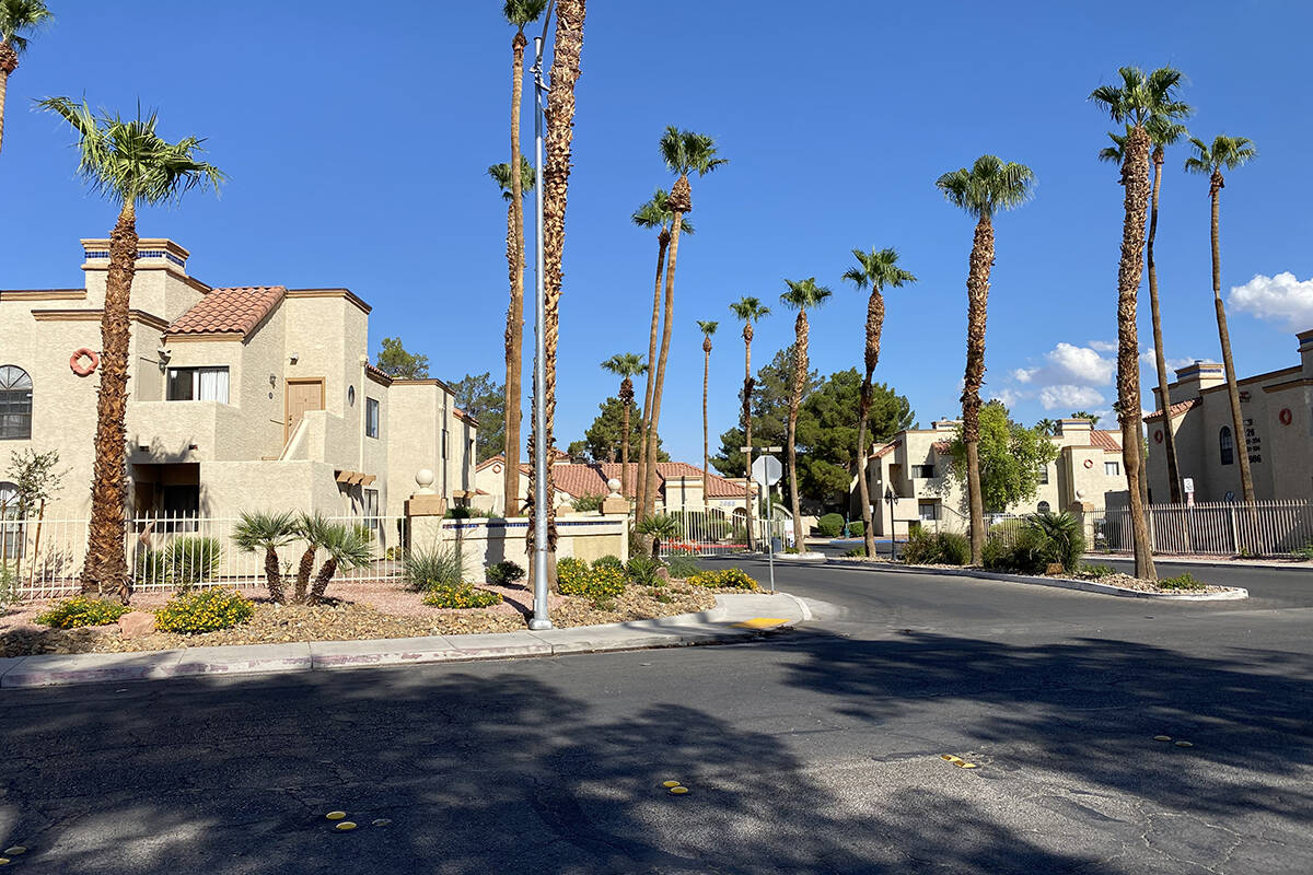 Las Vegas police were investigating a homicide on the 2900 block of Juniper Hills Boulevard on ...