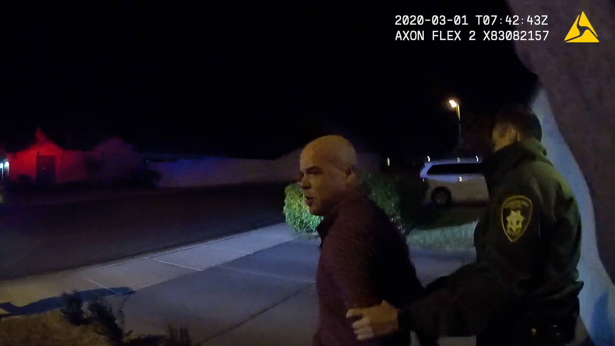 New Las Vegas police body camera footage shows what happened after Robert Telles was arrested o ...