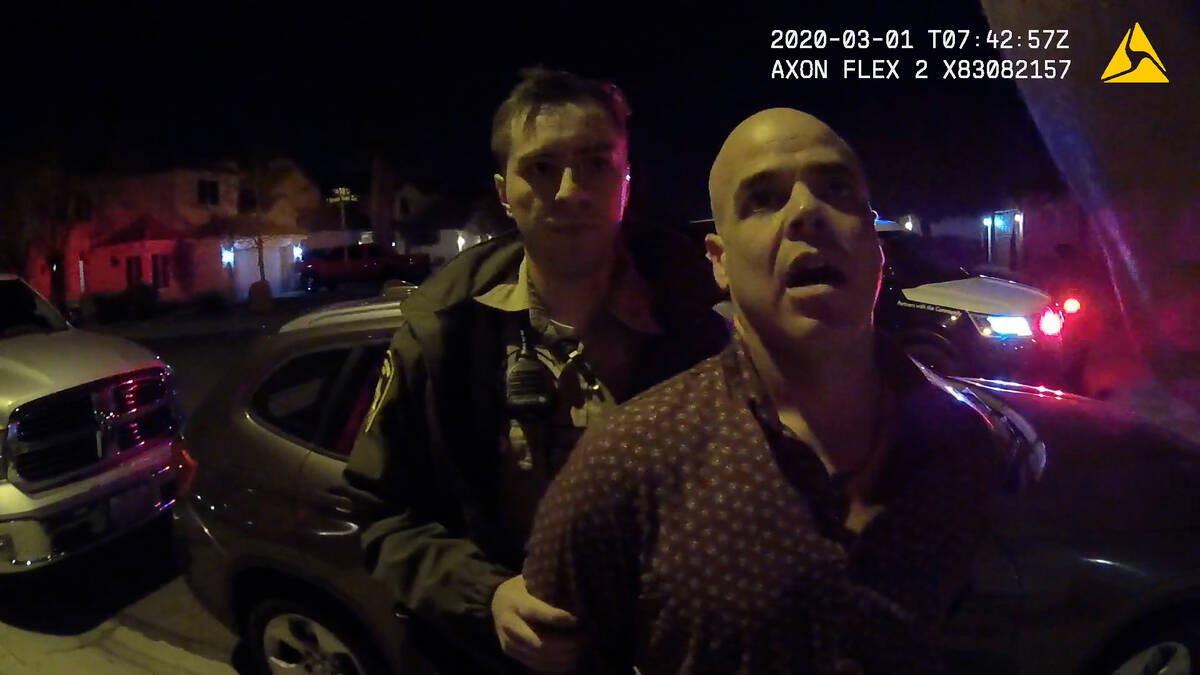 New Las Vegas police body camera footage shows what happened after Robert Telles was arrested o ...