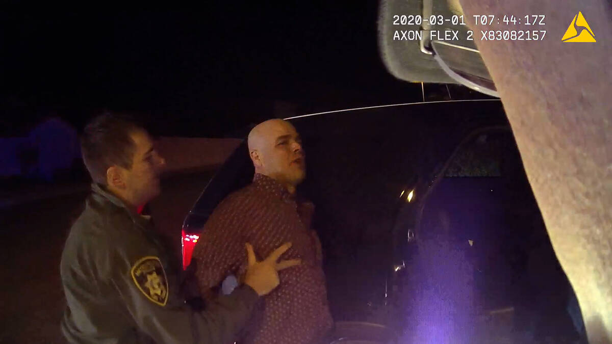 New Las Vegas police body camera footage shows what happened after Robert Telles was arrested o ...