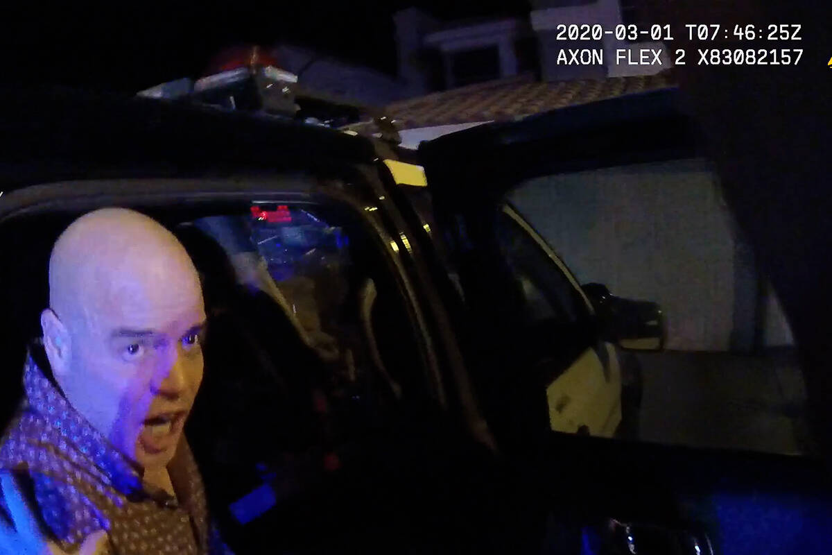 New Las Vegas police body camera footage shows what happened after Robert Telles was arrested o ...