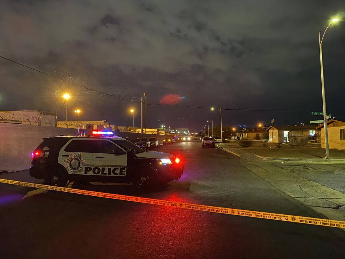 Las Vegas police were investigating a homicide in the 800 block of Reed Place around 6:45 p.m. ...