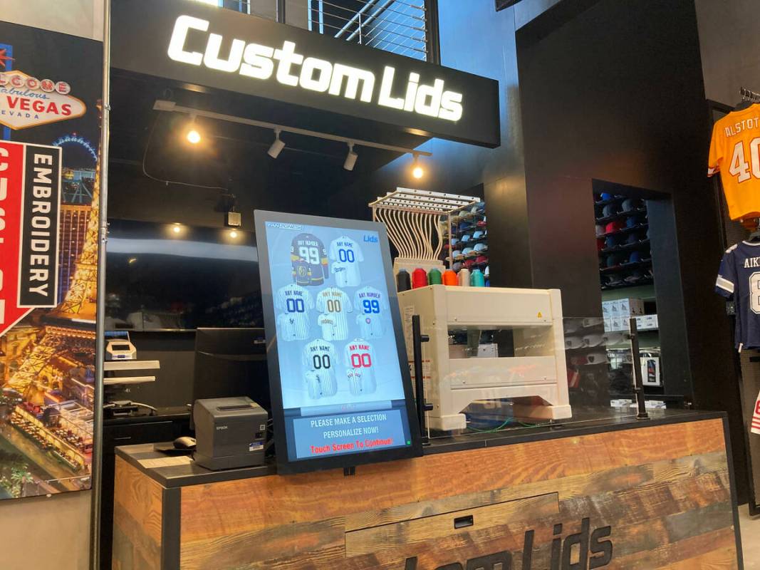 The new Lids flagship store on the Strip will have 12,000 square feet of retail space and have ...