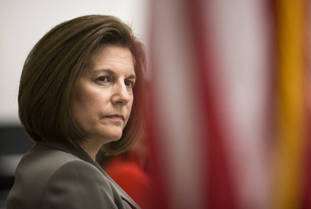FILE - U.S. Sen. Catherine Cortez Masto, D-Nevada. (Richard Brian/Las Vegas Review-Journal)