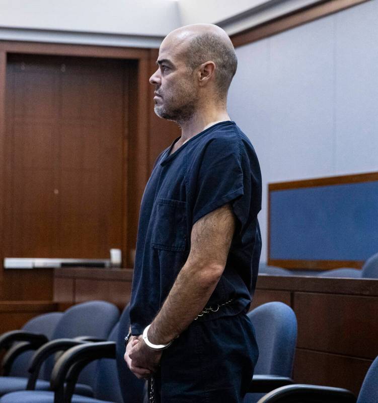 Outgoing Clark County Public Administrator Robert Telles appears in court during a hearing at t ...