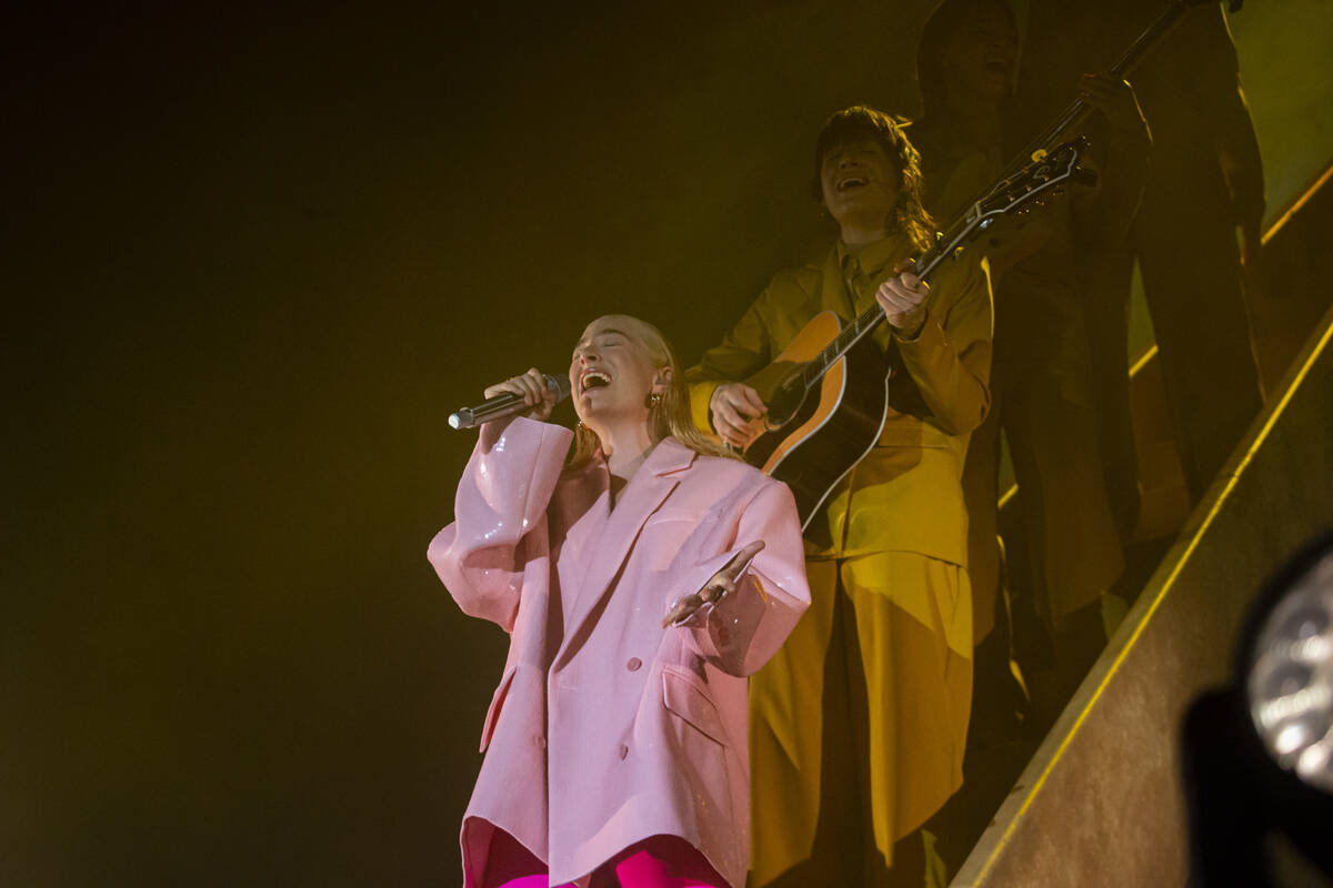 Lorde performs during of the Life is Beautiful festival on Saturday, Sept. 17, 2022, in downtow ...