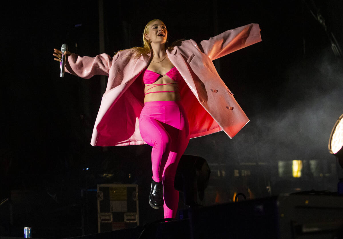 Lorde performs during of the Life is Beautiful festival on Saturday, Sept. 17, 2022, in downtow ...