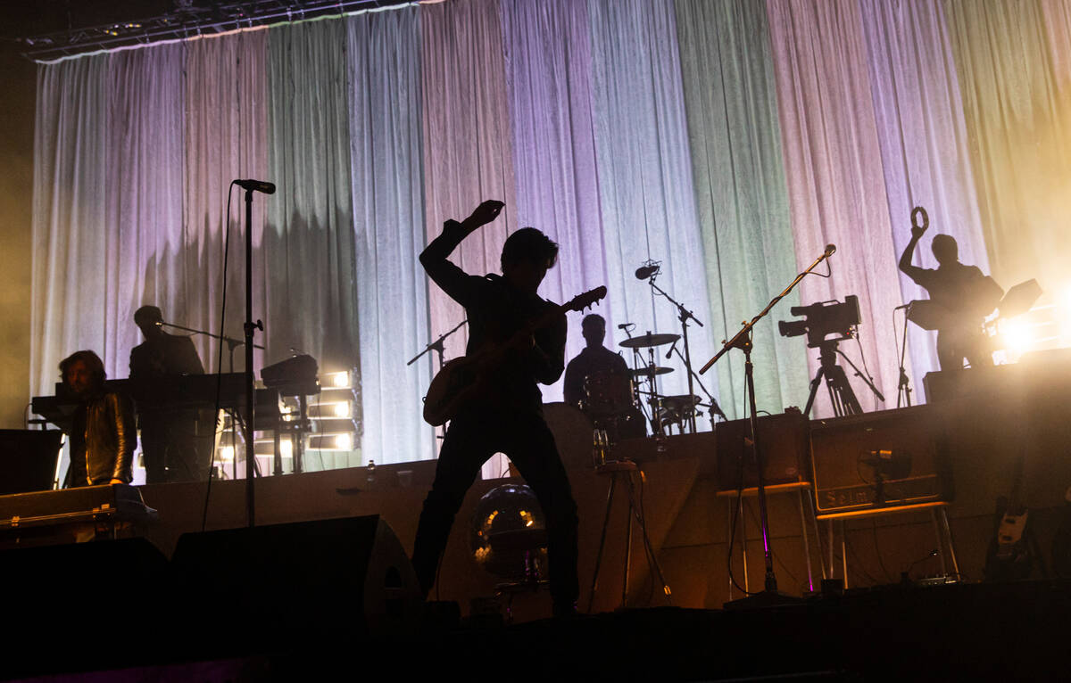 The Arctic Monkeys perform during the first day of the Life is Beautiful festival on Friday, Se ...