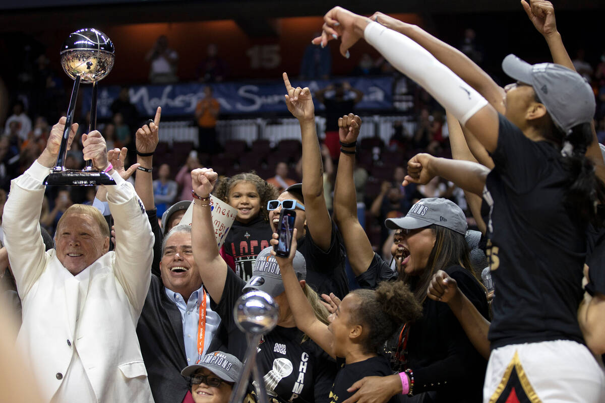 FULL] Las Vegas Aces 2022 WNBA Finals Trophy Ceremony