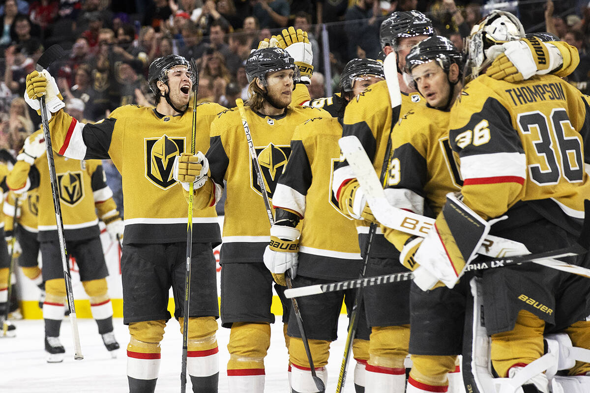 Golden Knights raise 2022-23 Stanley Cup championship banner