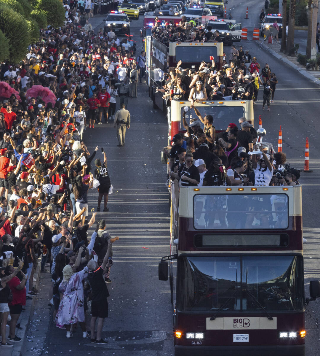 USP WNBA: LAS VEGAS ACES-CHAMPIONSHIP PARADE S BKL USA VE