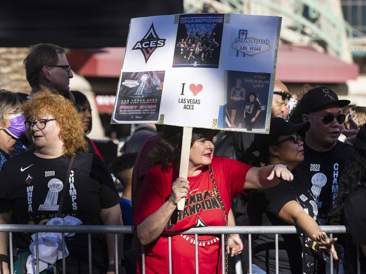 Euphoria at Aces' Las Vegas official watch party as fans saw team