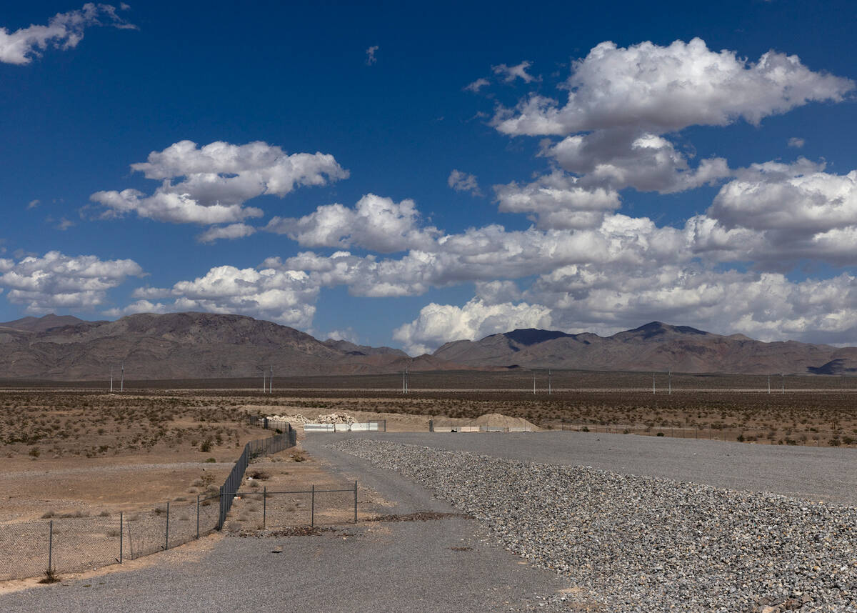 A vacant land where Station Casinos plans to build a 66-acre resort at the northwest corner of ...