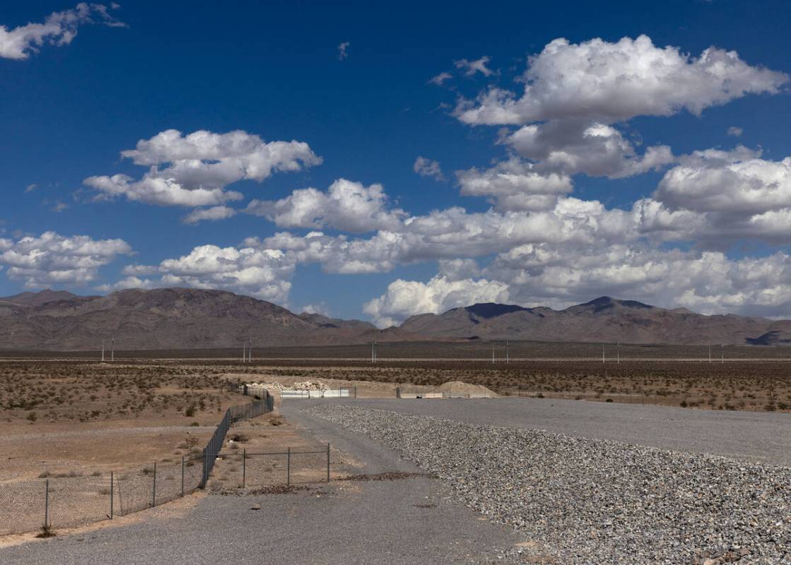 A vacant land where Station Casinos plans to build a 66-acre resort at the northwest corner of ...
