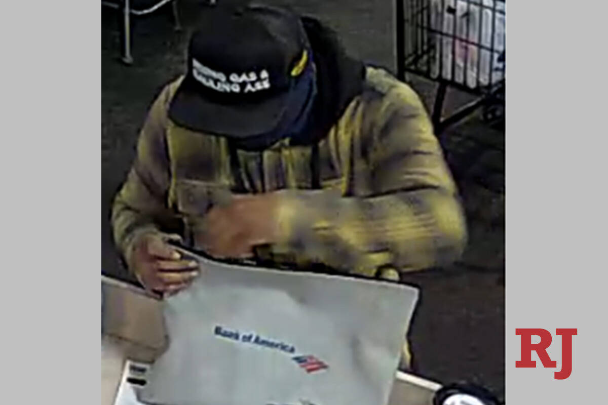 A man with a hat that says "Mixing Gas and Hauling A--" robbed a grocery store near the 1600 bl ...