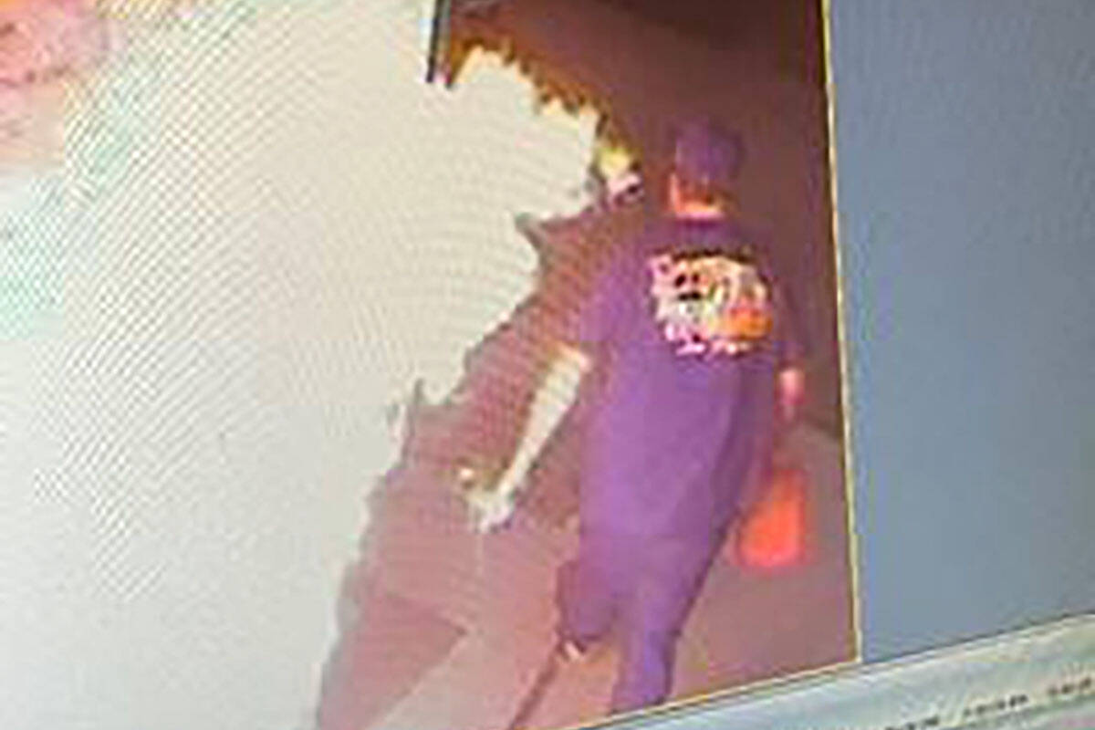 Images from video surveillance at the Foley Federal Building and U.S. Courthouse on Nov. 7, 202 ...