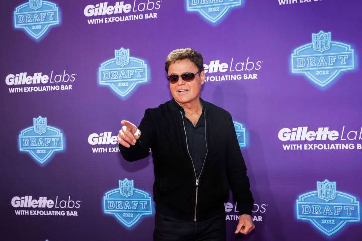 FILE - Donny Osmond at the NFL Red Carpet Stage on Thursday, April 28, 2022, at the Bellagio Fo ...