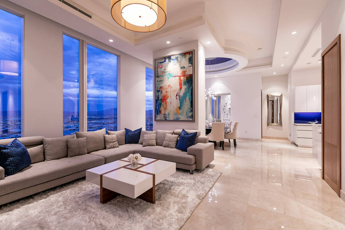 Waldorf Astoria penthouse measures 2,126 square feet. (Coldwell Banker Premier)