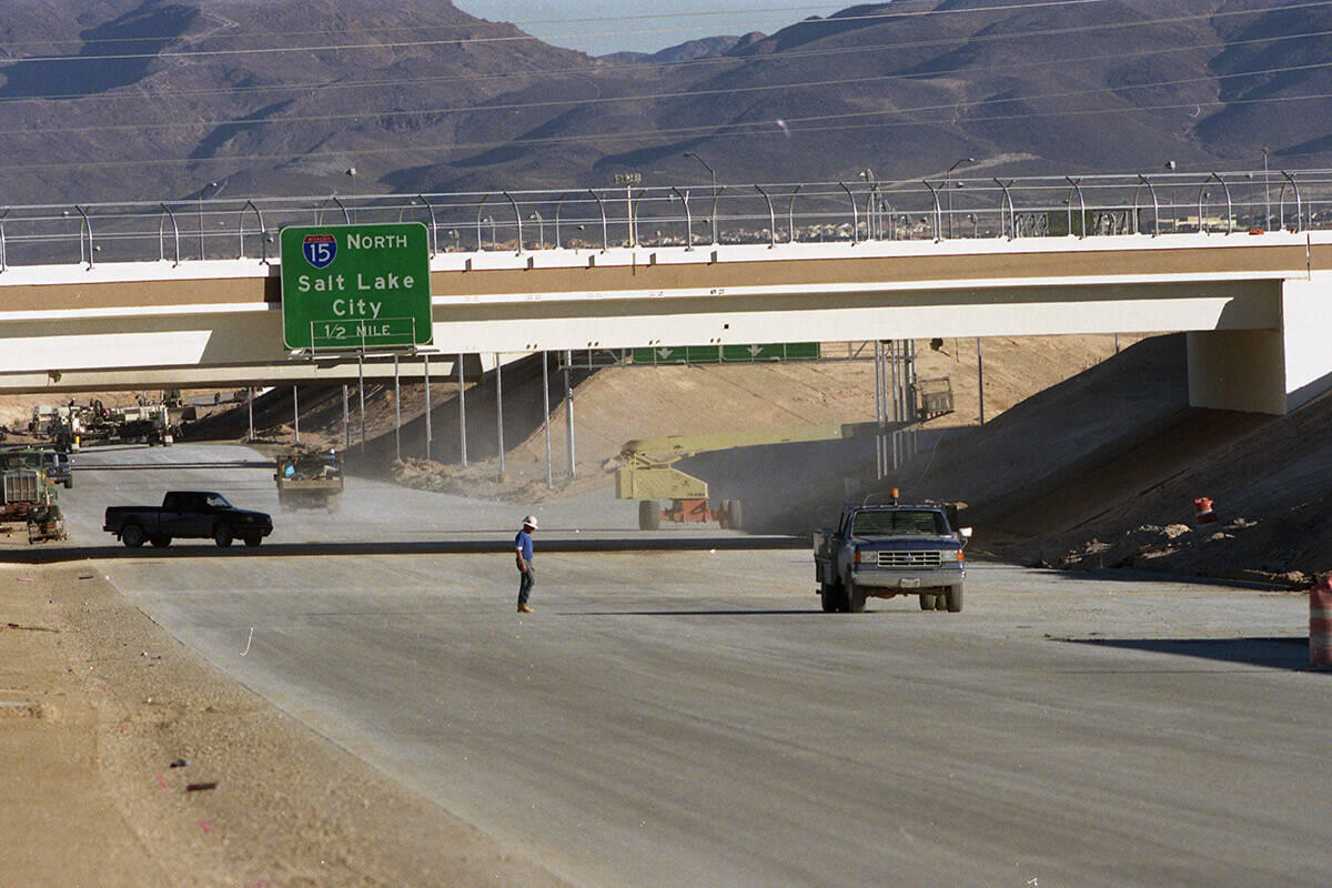 215 Beltway construction through the years — PHOTOS | Local Las Vegas ...