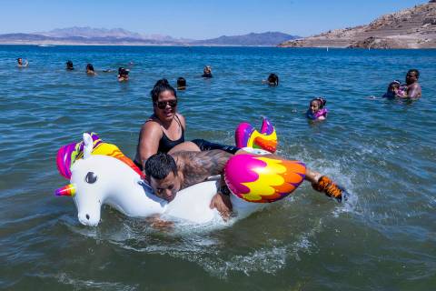 The high temperature at Lake Mead National Recreation Area will be around 95 on Saturday, Sept. ...