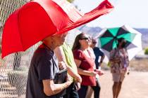 Umbrellas for some protection from the sun might be a good idea this week as high temperatures ...