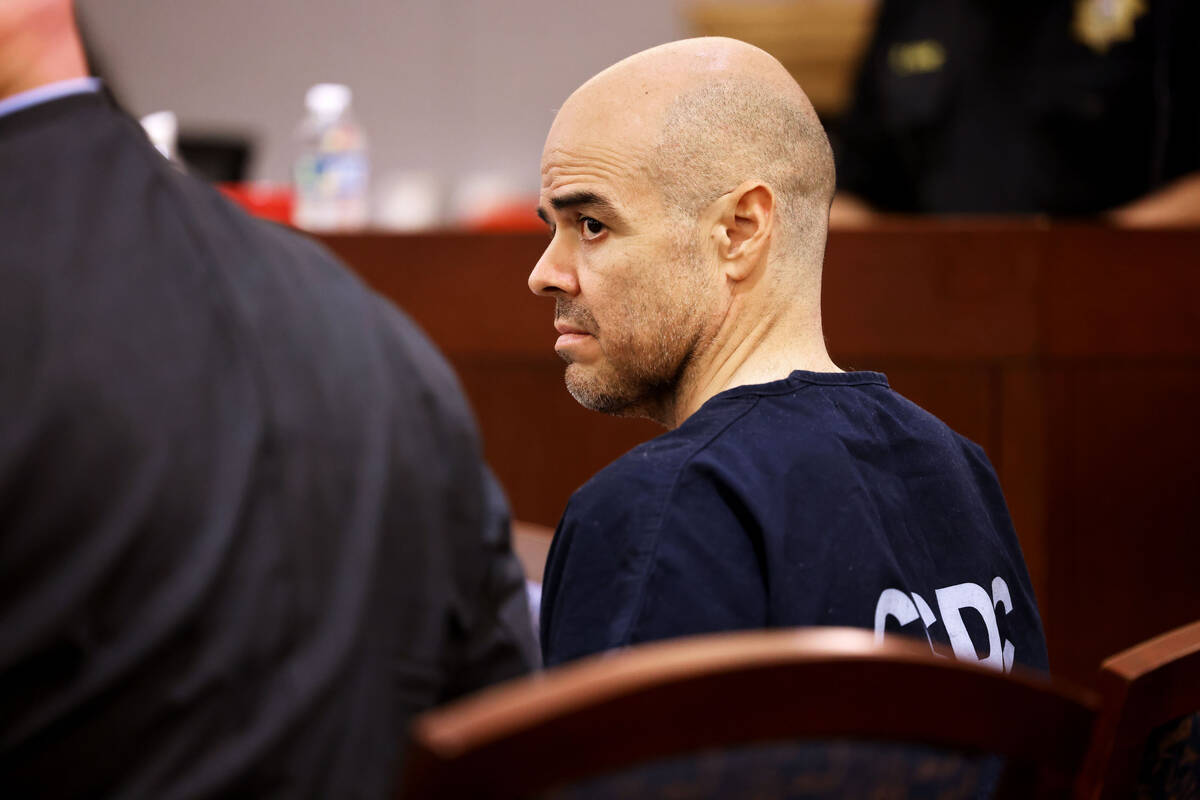 Public Administrator Robert Telles appears during a hearing in court at the Regional Justice Ce ...