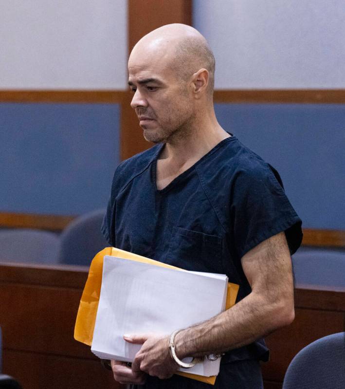 Outgoing Clark County Public Administrator Robert Telles, charged with murder in the death of L ...